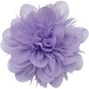 image:image14cm55 Big Silky Fabric Flower Brooch Pin for Women Girls Dainty Peony Camellia Brooches Duckbill Alligator Hair Clips Barrettes Floral Hair Pins Wedding Holiday Costume AccessoriesPurple