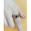 image:imageHollow Out Evil Eye Statement Ring for Women Girls Gold Plated Blueeyed Boho Finger Band Rings Comfort Fit Retro Birthday Party Lucky Y2K Jewelry Gift Size 8