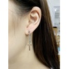 image:imageDtja Stainless Steel Cross Dangle Drop Earrings Tassel Chain Dangling for Women Men Punk Ball Cartilage Studs