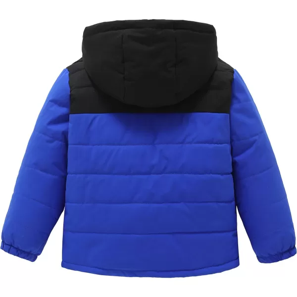 WenVen Boys Water Repellent Rain Jacket Winter Hooded Coat Sapphire Blue 8WenVen Boys Water Repellent Rain Jacket Winter Hooded Coat Sapphire Blue 8