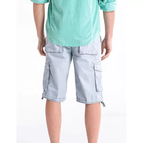 WenVen Mens Cotton Twill Cargo Shorts Outdoor Wear LightweightNo4 Light Grey33WenVen Mens Cotton Twill Cargo Shorts Outdoor Wear LightweightNo4 Light Grey33