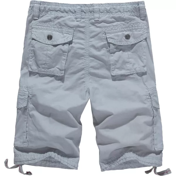 WenVen Mens Cotton Twill Cargo Shorts Outdoor Wear LightweightNo4 Light Grey33WenVen Mens Cotton Twill Cargo Shorts Outdoor Wear LightweightNo4 Light Grey33