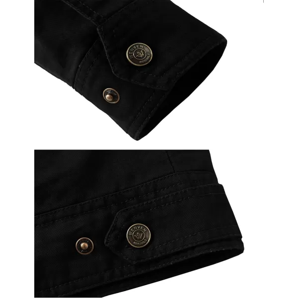 WenVen Mens Spring Washed Cotton Military Jackets OuterwearWenVen Mens Spring Washed Cotton Military Jackets Outerwear