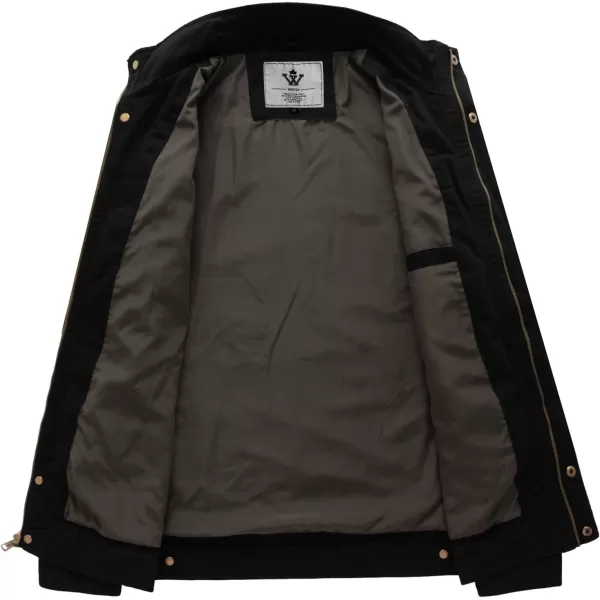WenVen Mens Spring Washed Cotton Military Jackets OuterwearWenVen Mens Spring Washed Cotton Military Jackets Outerwear