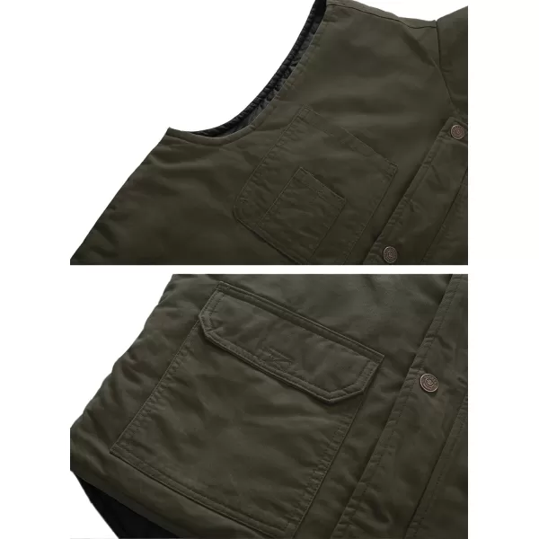 WenVen Mens Windbreaker Slim Fit Casual VestArmy GreenLargeWenVen Mens Windbreaker Slim Fit Casual VestArmy GreenLarge