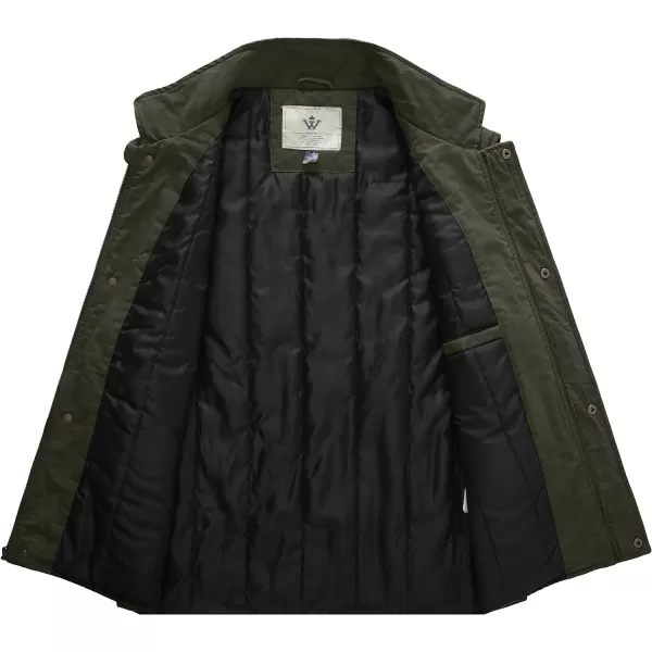 WenVen Mens Windbreaker Slim Fit Casual VestArmy GreenLargeWenVen Mens Windbreaker Slim Fit Casual VestArmy GreenLarge