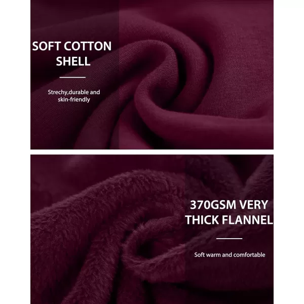 WenVen Womens Long Hoodie Dress Thicken Fleece Lined Pullover SweatshirtPurple
