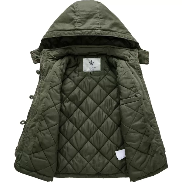 WenVen Boys Winter Warm Insulated Jacket Casual Hooded Snow Coat Green 1012WenVen Boys Winter Warm Insulated Jacket Casual Hooded Snow Coat Green 1012