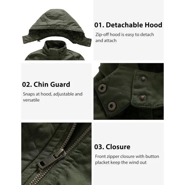 WenVen Boys Winter Warm Insulated Jacket Casual Hooded Snow Coat Green 1012WenVen Boys Winter Warm Insulated Jacket Casual Hooded Snow Coat Green 1012