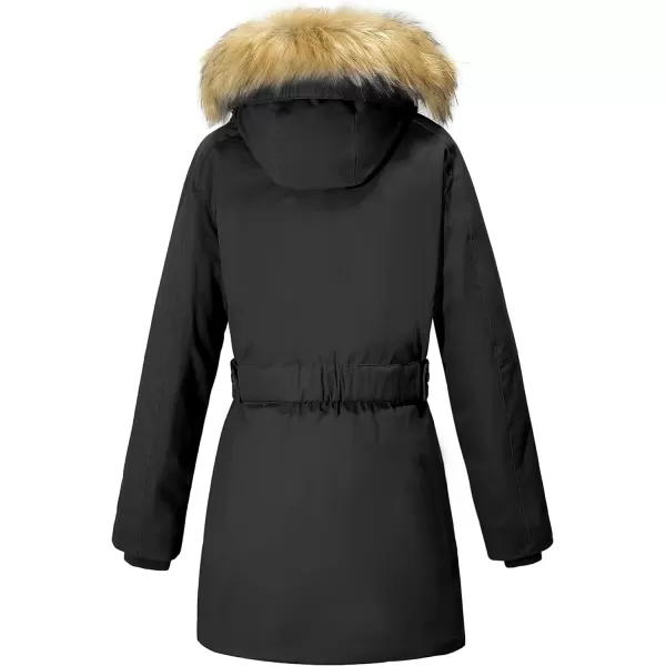 WenVen Womens Winter Military Waterproof Parka Jacket with Faux Fur HoodWenVen Womens Winter Military Waterproof Parka Jacket with Faux Fur Hood