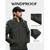 imageWenVen Mens Winter Puffer Coat Cotton Windbreaker Parka Fleece JacketArmy Green