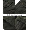 imageWenVen Mens Winter Puffer Coat Cotton Windbreaker Parka Fleece JacketArmy Green