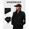 imageWenVen Mens Winter Puffer Coat Cotton Windbreaker Parka Fleece JacketBlack