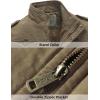 imageWenVen Mens Winter Puffer Coat Cotton Windbreaker Parka Fleece JacketCamel