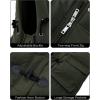 imageWenVen Womens Winter Hooded Long Coat Waterproof Warm Thick Puffer JacketArmy Green