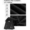 imageWenVen Boy ampamp Girls Winter Warm Thicken Cotton Jacket Snow Coat with HoodBlack