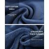 imageWenVen Womens Long Hoodie Dress Thicken Fleece Lined Pullover SweatshirtBlue