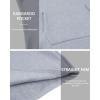 imageWenVen Womens Long Hoodie Dress Thicken Fleece Lined Pullover SweatshirtGrey