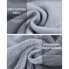 imageWenVen Womens Long Hoodie Dress Thicken Fleece Lined Pullover SweatshirtGrey