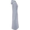 imageWenVen Womens Long Hoodie Dress Thicken Fleece Lined Pullover SweatshirtGrey