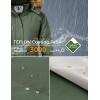 imageWenVen Womens Parka Winter Coats Warm Puffer Jacket with Removable Fur HoodArmy Green