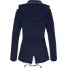 imageWenVen Womens Winter Thicken Cotton Coat Warm Parka Jacket with Removable HoodBlue