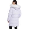 imageWenVen Womens Winter Thicken Puffer Coat Warm Jacket with Faux Fur Removable HoodLight Purple