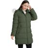 imageWenVen Womens Winter Thicken Puffer Coat Warm Jacket with Faux Fur Removable HoodOlive