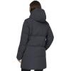 imageWenVen Womens Winter Hooded Long Coat Waterproof Warm Thick Puffer JacketDark Grey