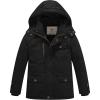 imageWenVen Boy ampamp Girls Winter Warm Thicken Cotton Jacket Snow Coat with Hood