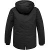 imageWenVen Mens Winter Warm Parka Jacket Sherpa Lined Cotton Coat with Detachable Hood