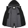 imageWenVen Mens Winter Warm Parka Jacket Sherpa Lined Cotton Coat with Detachable Hood