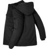 imageWenVen Mens Winter Warm Parka Jacket Sherpa Lined Cotton Coat with Detachable Hood