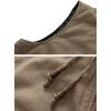 image:imageWenVen Mens Quilted Lined Multi Pockets Casual Vest with Hood