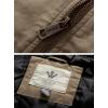 image:imageWenVen Mens Quilted Lined Multi Pockets Casual Vest with Hood