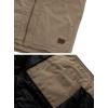 image:imageWenVen Mens Quilted Lined Multi Pockets Casual Vest with Hood