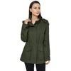 image:imageWenVen Womens Casual Cotton Military Jacket Lightweight Hooded Anorak CoatArmy Green