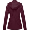 image:imageWenVen Womens Casual Cotton Military Jacket Lightweight Hooded Anorak CoatDeep Wine