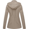 image:imageWenVen Womens Casual Cotton Military Jacket Lightweight Hooded Anorak CoatKhaki
