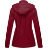 image:imageWenVen Womens Casual Cotton Military Jacket Lightweight Hooded Anorak CoatRed