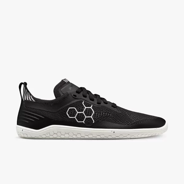 Vivobarefoot Geo Racer Knit Mens Vegan UltraLight Trainers with Barefoot Sole ObsidianVivobarefoot Geo Racer Knit Mens Vegan UltraLight Trainers with Barefoot Sole Obsidian