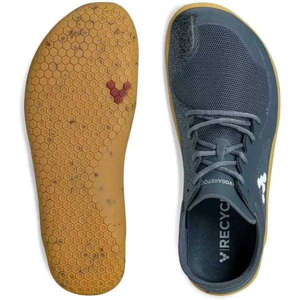 Vivobarefoot Primus Lite III Womens Vegan Light Breathable Shoe with Barefoot SoleDeep Sea Blue