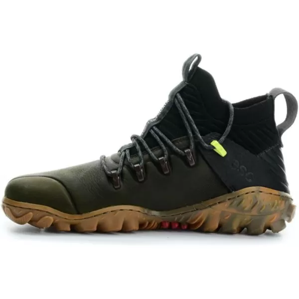 Vivobarefoot Magna Forest ESC Mens Leather and Wool Hiking Trainers with Barefoot SoleBracken Lime