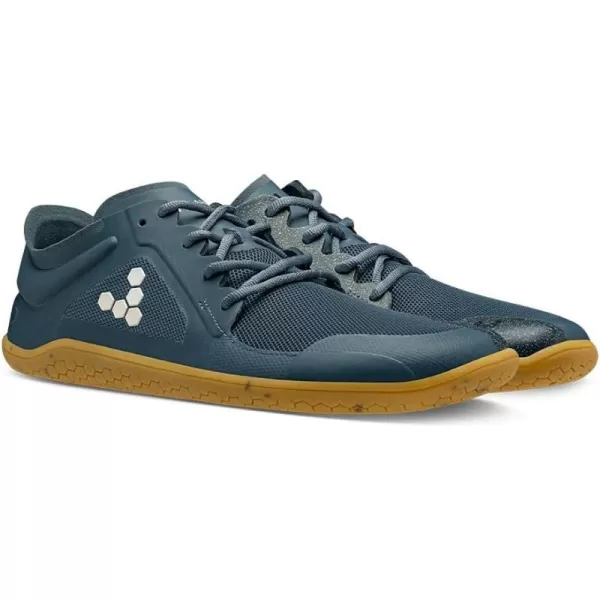 Vivobarefoot Primus Lite III Womens Vegan Light Breathable Shoe with Barefoot SoleDeep Sea Blue