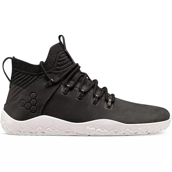 Vivobarefoot Magna FG Womens Leather and Wool Hiking Trainers with Barefoot SoleObsidian