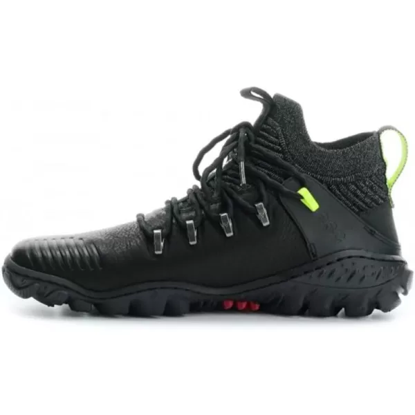 Vivobarefoot Magna Forest ESC Mens Leather and Wool Hiking Trainers with Barefoot SoleObsidian Lime