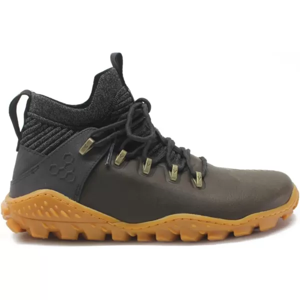 Vivobarefoot Magna Forest ESG Womens Leather and Wool Hiking Trainers with Barefoot SoleBracken Bracken