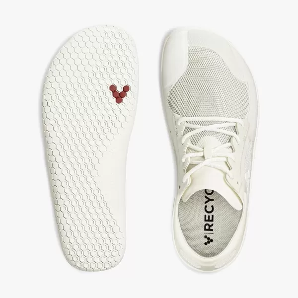 Vivobarefoot Mens LowTop Coach 345 EU WeitBright White