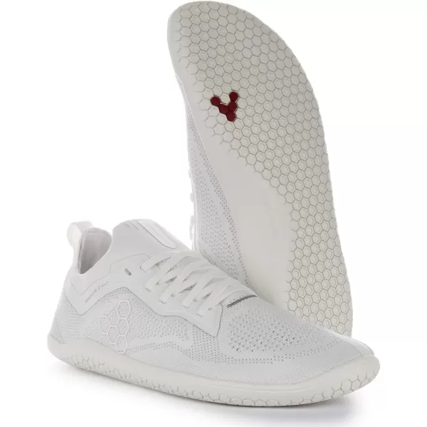 Vivobarefoot Mens LowTop TrainersBright White