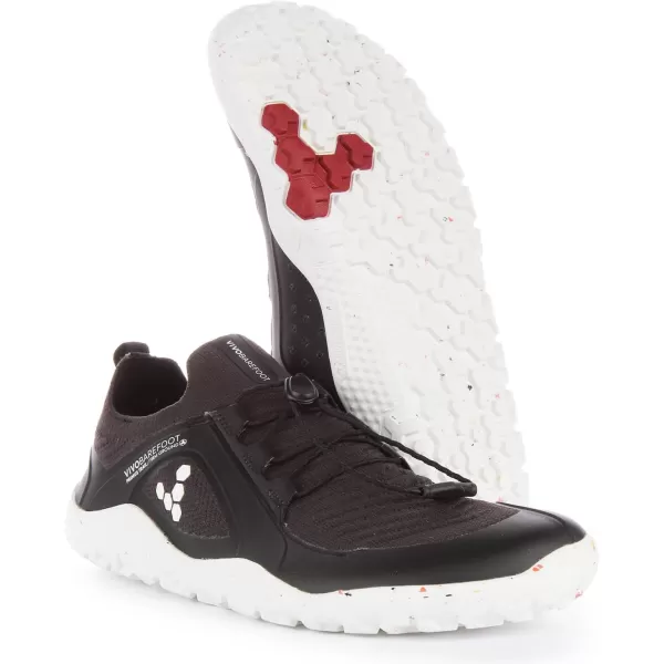 Vivobarefoot Mens LowTopObsidianWhite